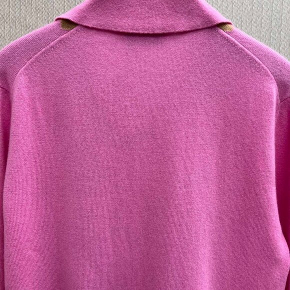 Miu Miu argyle cashmere polo sweater - Picture 9 of 11